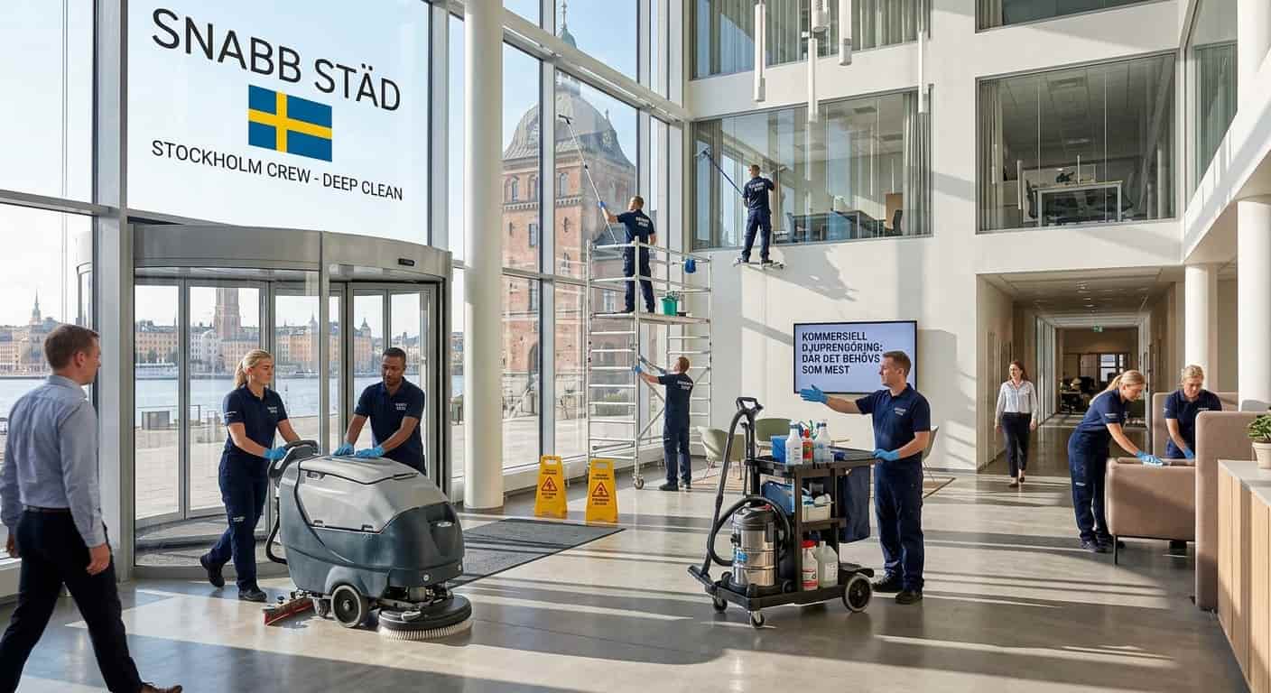 Professionell kontorsstädning i Stockholm