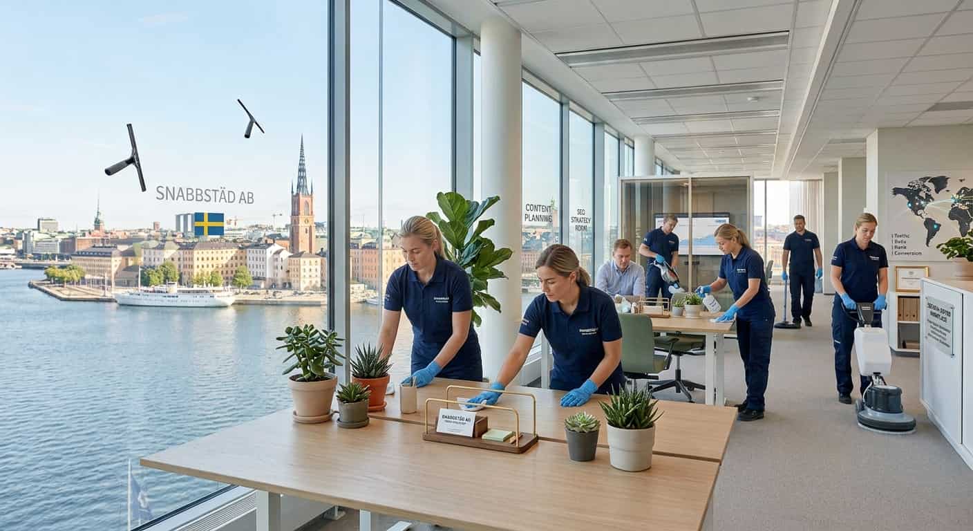 Professionell kontorsstädning i Stockholm