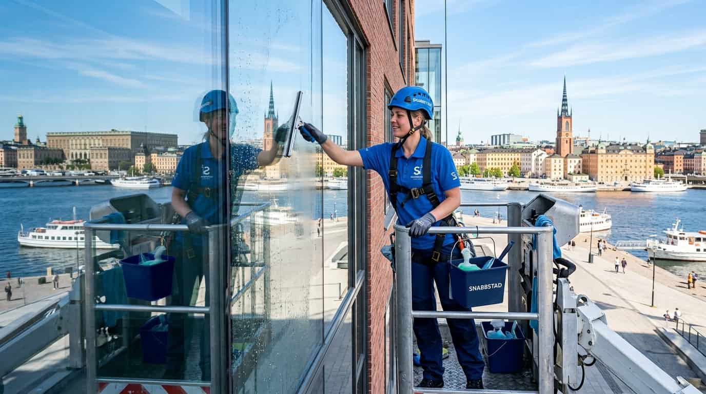 Professionell fönsterputsning i Stockholm | Snabbstäd