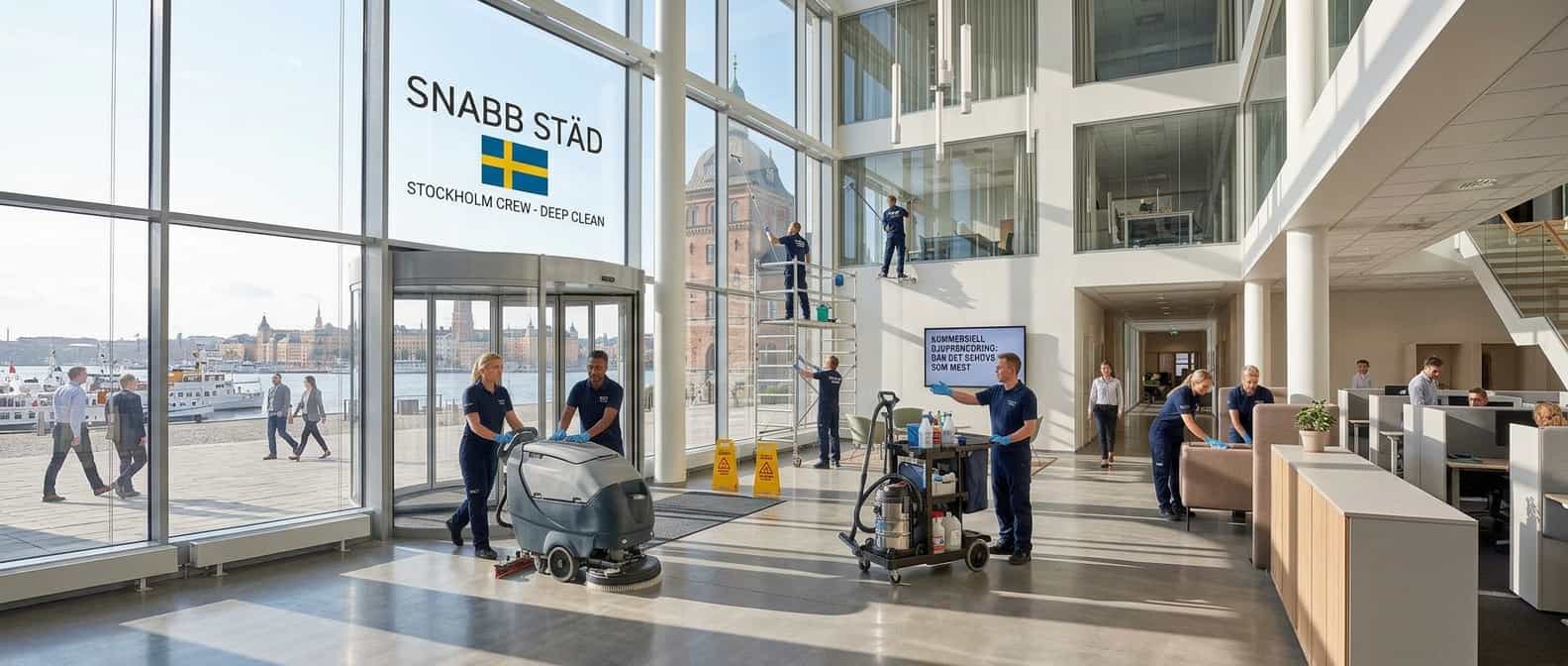 Kontorsstädning Stockholm | Öka produktiviteten