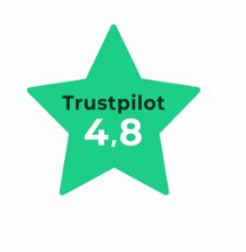 Trustpilot 4.8 rating
